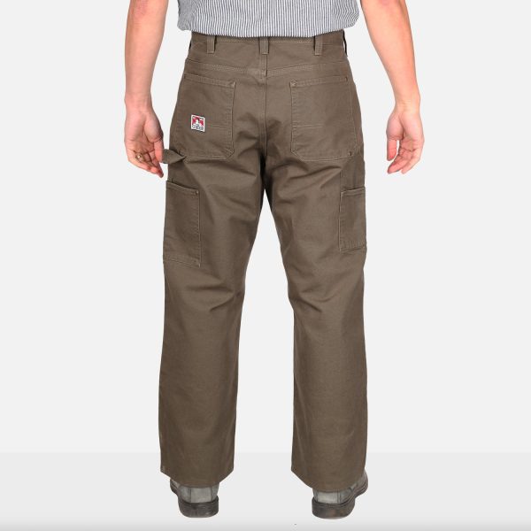 Canvas Carpenter Pants - Olive